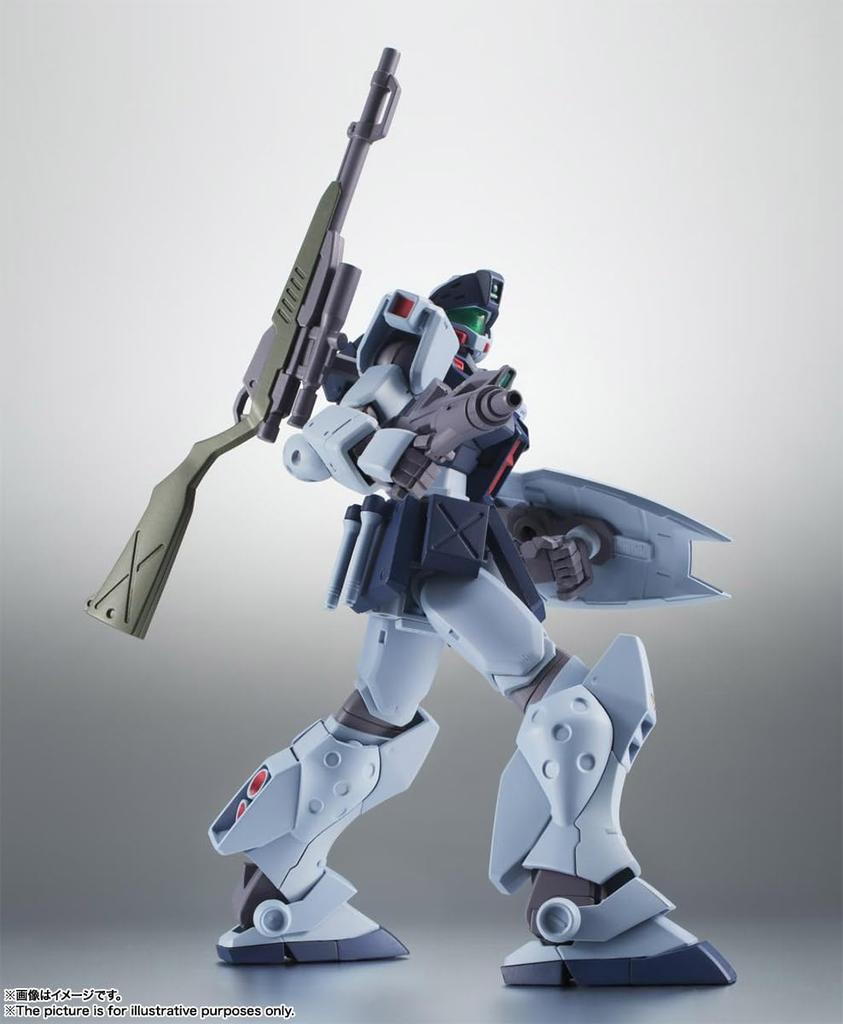 TAMASHII NATIONS ROBOT SPIRITS Mobile Suit Gundam War in the Pocket GM Sniper II 125mm PVC ABS Painted Action Figure 0080 RGM-79SP ver. A.N.I.M.E.