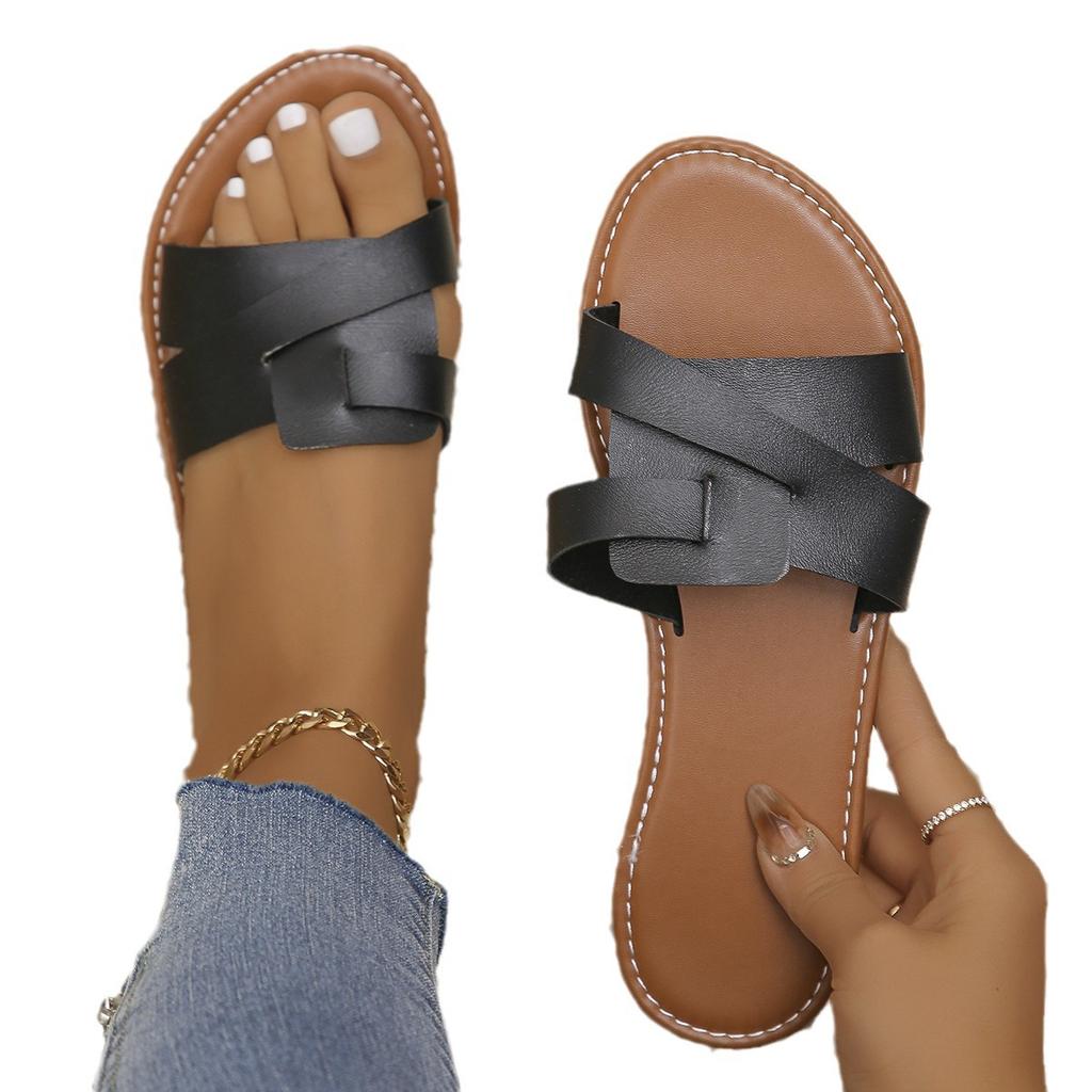 Plus Size 35-43 Shoes for Women Summer Slippers Women Flat Outdoor Beach Flip Flops Female Sandals Slides Shoes Women Sandals