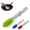 Stainless Steel Silicone Food Tong  Kitchen Tongs Silicone Non-slip Cooking Clip Clamp BBQ Salad Tools Grill Kitchen Accessories