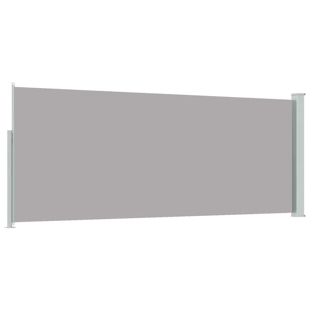 Retractable Side Awning 120 x 300 cm Grey