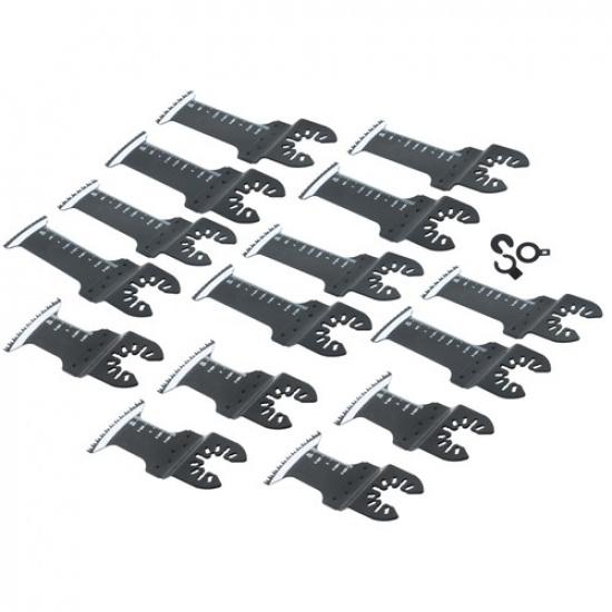 

Universal Extra Long Oscillating Saw Blades Bi-Metal Multitool Blades Set of 15