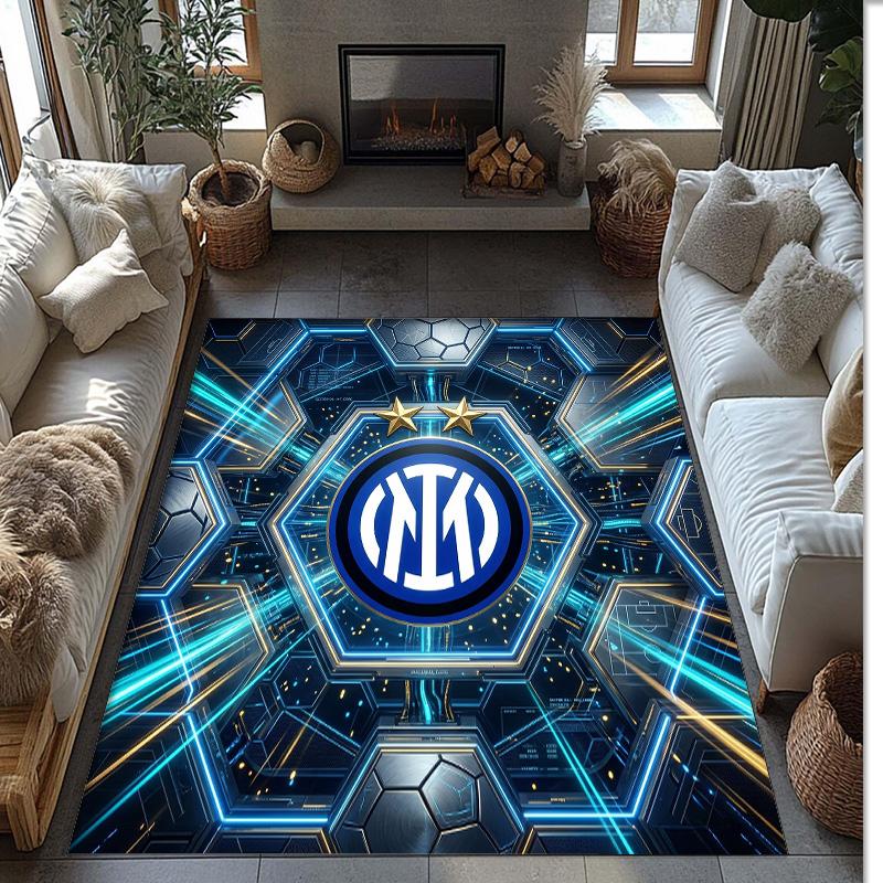 Borussia Dortmund Printed Flannel Area Rug Non Slip Soft Polyester Floor Carpet Indoor Decor Mat for Bedroom Living Room Sofa