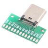 24Pin Soldering PCB Board Type C Female USB 3.1 Test Board Speed 10Gbps Data Transfer Upgrades for Devices Debugging