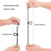 2pcs Elastic Fixed Clothes Clips Multi-Functional Windproof Clamps  Clothes Fixing