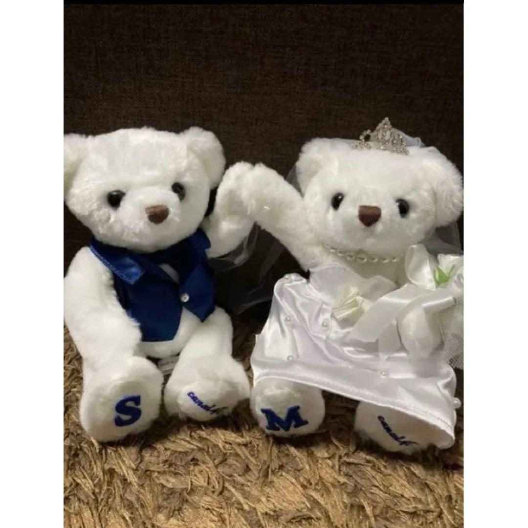 canal 4c teddy bear bridal stuffed toy