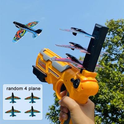 Mancınık uçak oyuncakları Spor Oyunu Açık Bahçe Çocuk Uçak Başlatıcısı Kabarcık Mancınık Sapan Uçak Oyuncak Antistres Fidget Oyuncaklar
