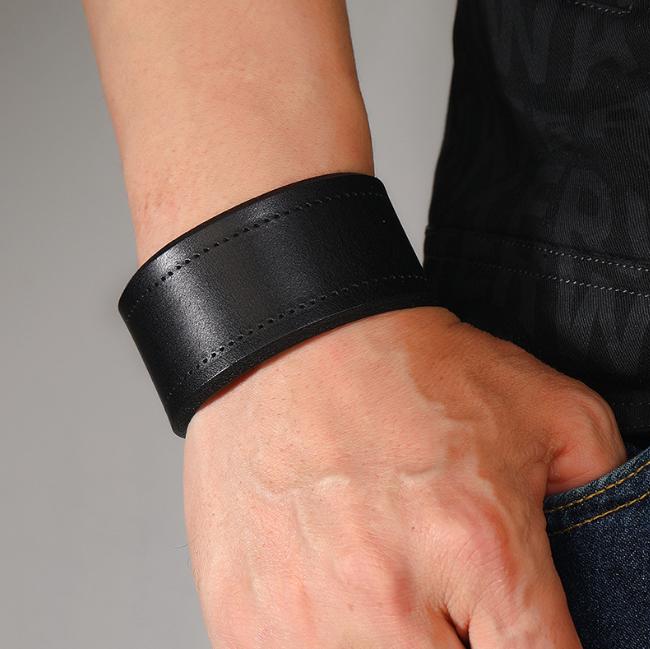 Multi-layer Braided Leather and Steel Bracelet Silver