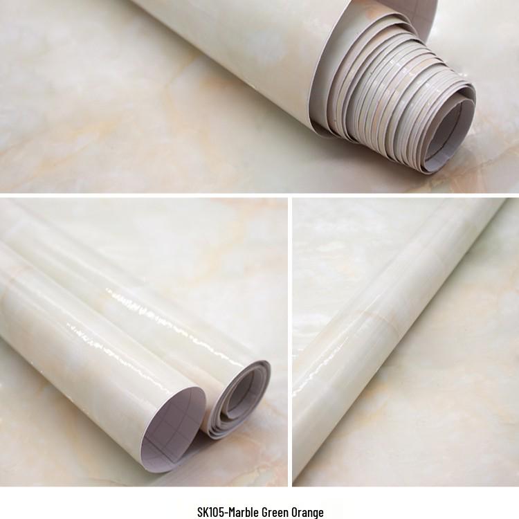 Wasserdichte PVC Marmor Küchenfolie - Ölfest Selbstklebende Schutzabdeckung für Fliesen, Kochfelder, Tische und Schränke