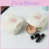 Cotton Minimalist Square Makeup Bag With Zipper For Home Storage And Gift