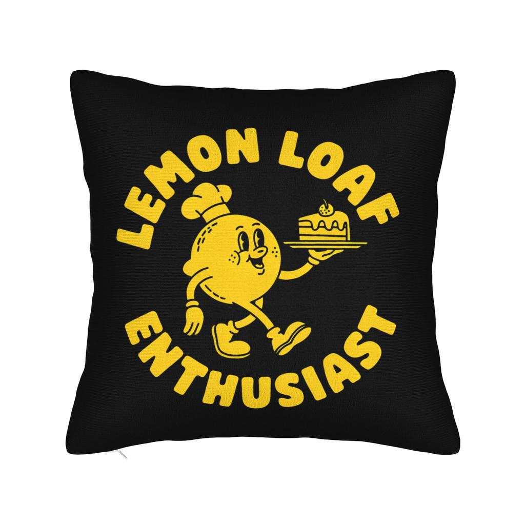 Retro Afroman Lemon Pound Cake Square Pillow Case Polyester Decorative Pillow Awesome Cushion Covers