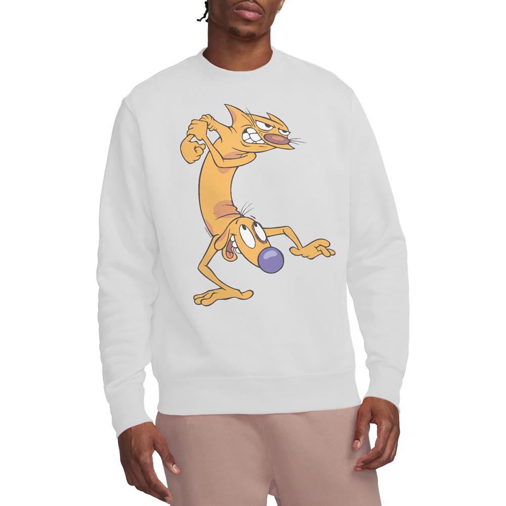 CatDog Unisex Adult Ready To Fight Sweatshirt