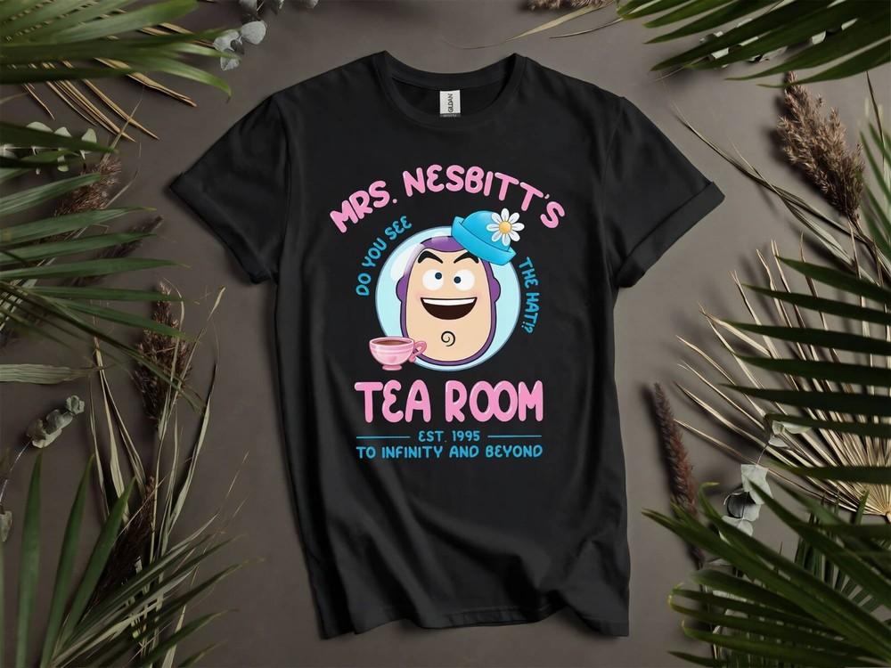 

Buzz Lightyear Mrs Nesbitt’s Tea T-shirt T shirt Men Women Unisex Tshirt K16 S