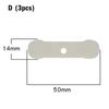 3Pc Silent Oil-Free Valve Plate Cylinder Head Plate Iron Sheet For Air Compressor Pump Head Belt Piston Machine Power Tool Parts