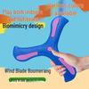 Boomerang Three-Leaf Soft Rubber Children's Flying Disc, Durable Outdoor Toy for Boys & Girls.