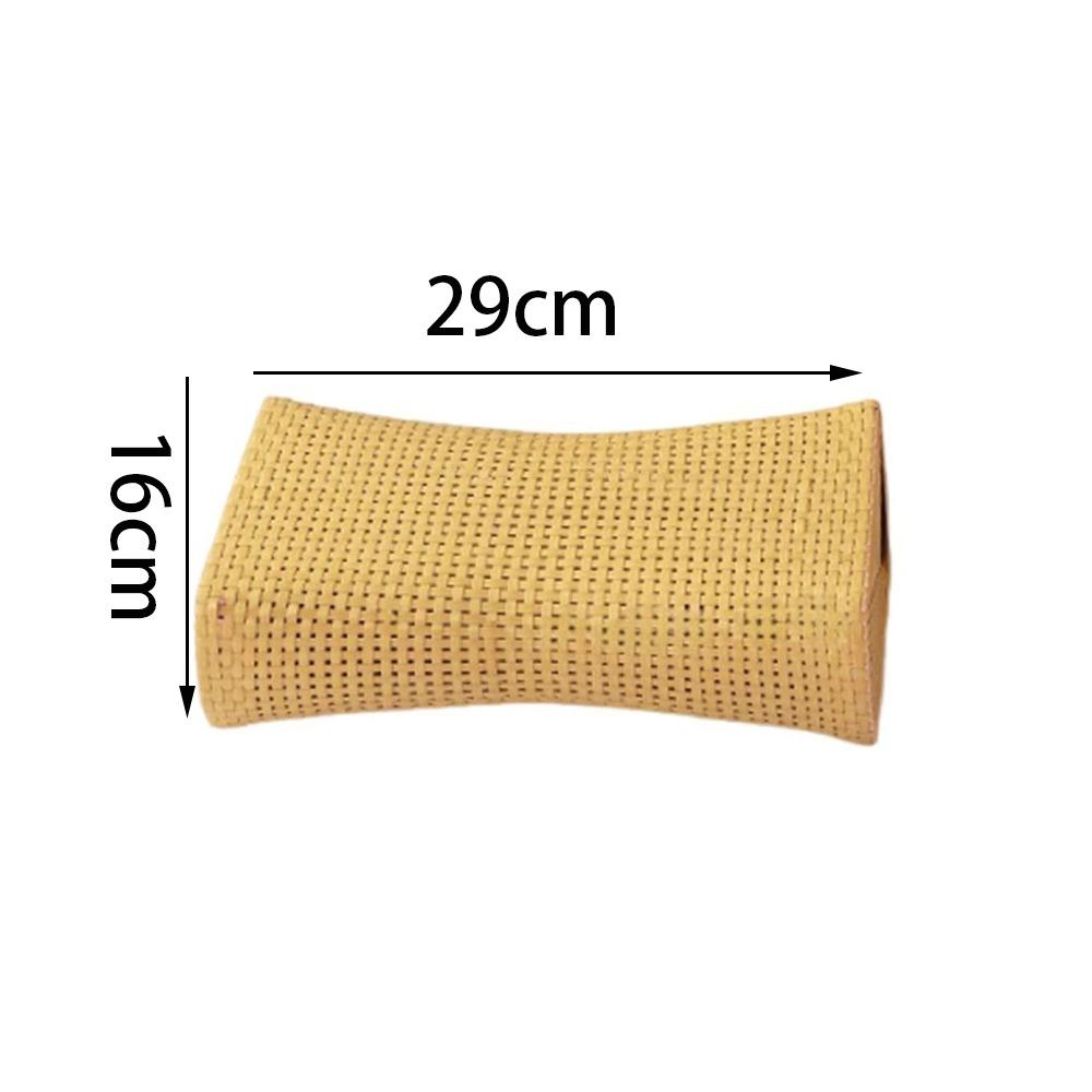 New Hollow PE Rattan Pillow Imitation Rattan Multi-function Woven Pillow Portable Sweat Sauna Pillows