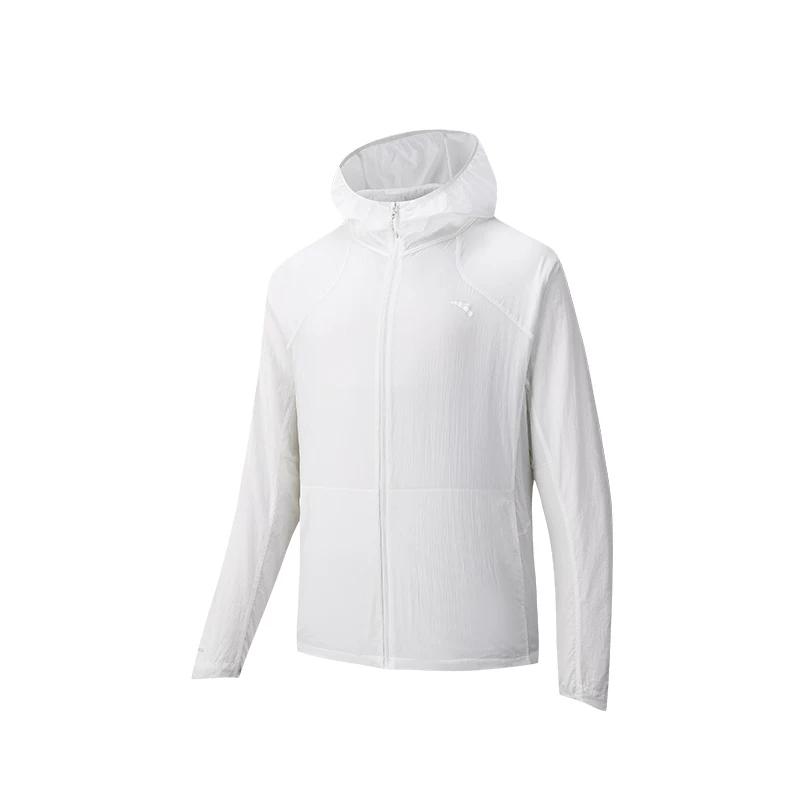 

Anta Outdoor Series Hooded Solid Color Simple Zip Breathable Quick-Dry Ultra-Light UV Protection Windproof Sun Protection Jacket 152626615-1 2XL