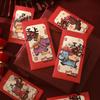 6Pcs Paper 2026 Horse Year Red Envelope Traditional Cartoon Chinese New Year Envelope Lucky Bless Words Lucky Money Bag