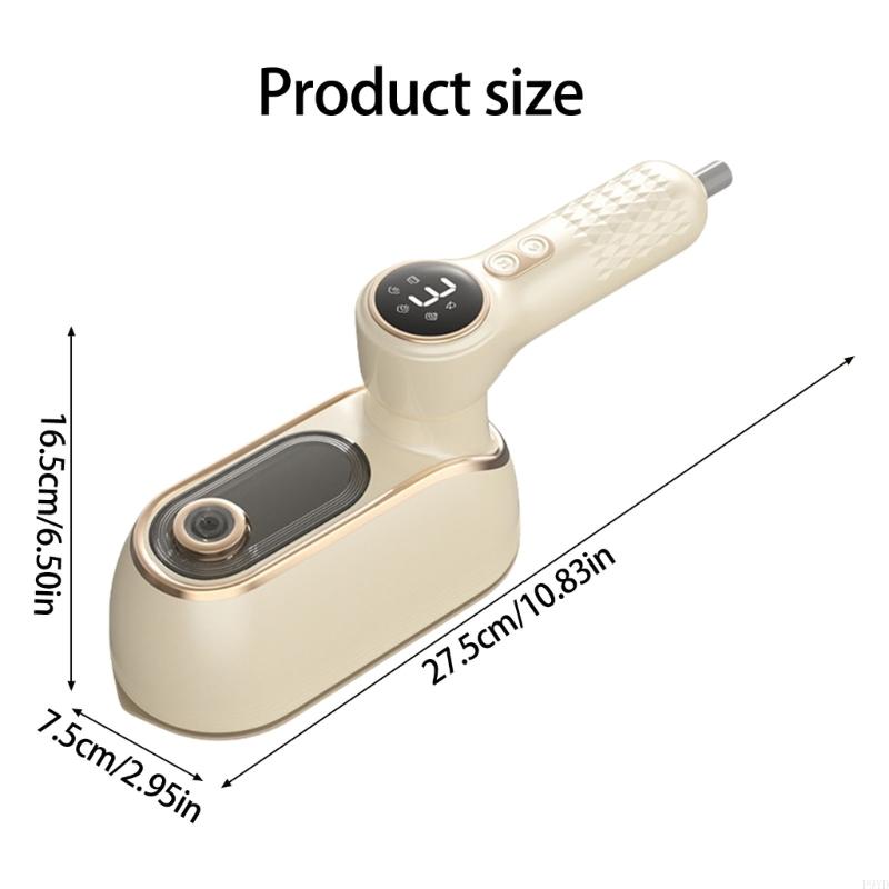 Travel Garment 1200W Portable Iron LCD Display Fast Heating Handheld Wrinkle Remover for Clothes Home Dorm