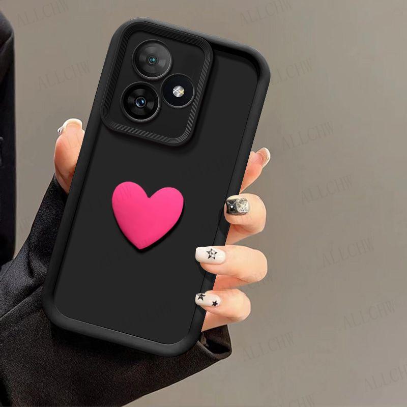 Capa para Honor 400 lite Capa para Celular Honor 400 lite ABR-NX1 Honor 400 lite 5G Capa de Celular de Silicone 3D Fofa Coração de Amor