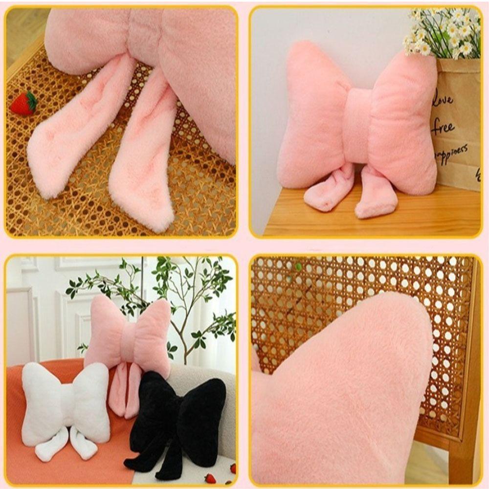 Plush Bow Pillow Cute Bow Throw Pillows Neck Rest Pillow Neck Cushion  Seat Ornaments