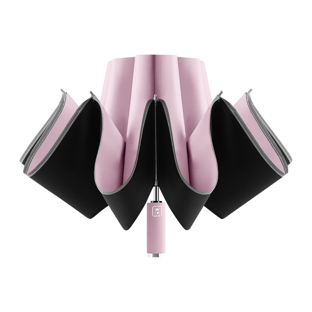 Automatic Umbrella -UV Reverse Folding Windproof Umbrella With Reflective Strips