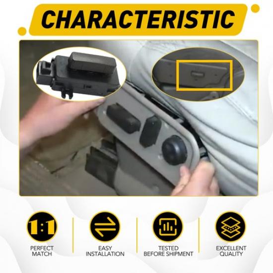 Power Seat Control Switch Front LH Or RH Fits For Silverado 1500 2500 12450256 V