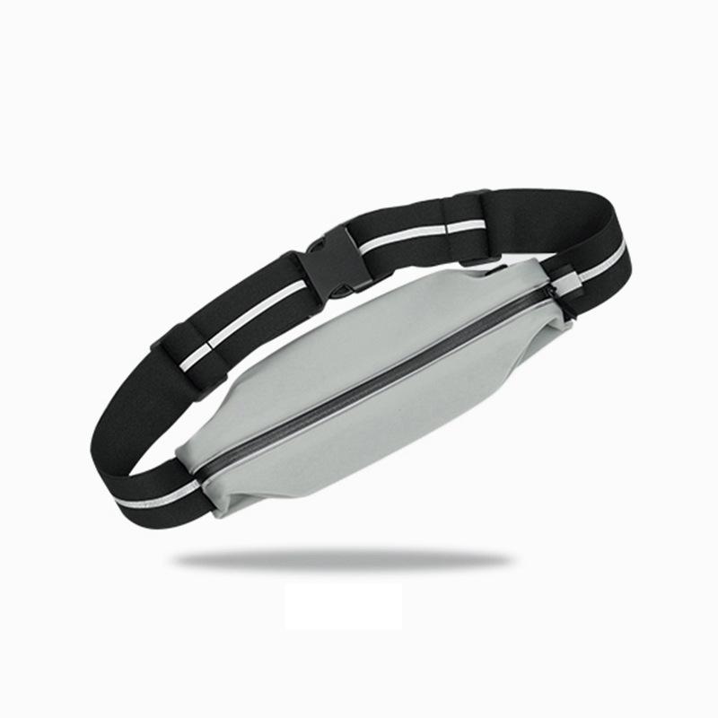 Sports fanny pack Outdoor lightweight mobile phone bag Reflective men's and women's fitness running small waist bag