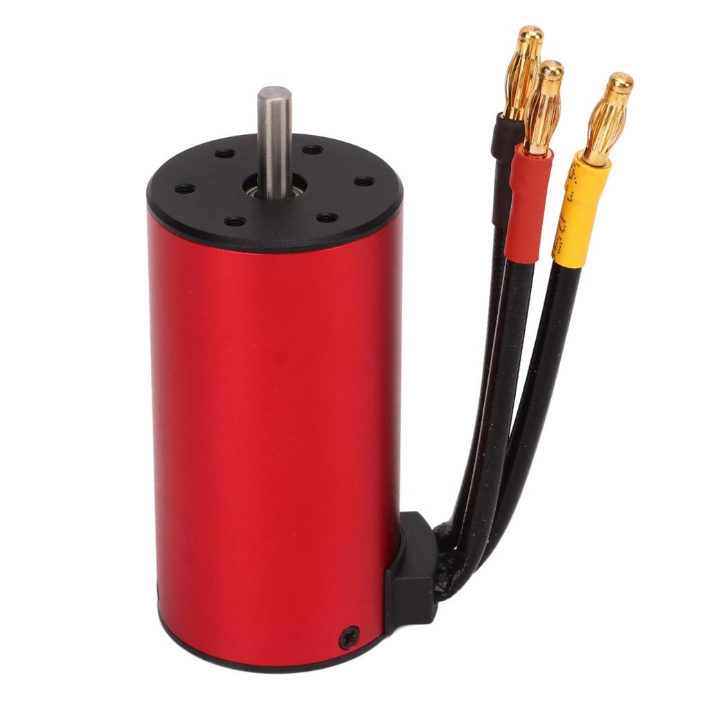 S3670 2650KV RC Brushless Motor Waterproof with 120A Brushless ESC XT60 Plug Dual Fan Motor Heat Sink Set for 1/8 RC Crawler