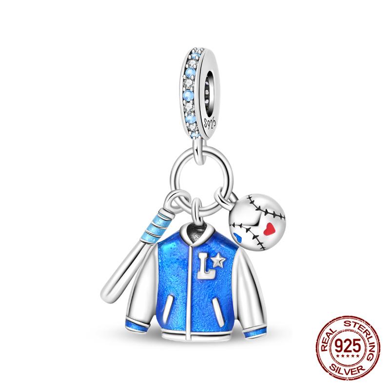 New 100% Copper Summer Coconut Beach Travel Ai Robot Charms Fit Originalbracelet Diy Jewelry Making Women Gift