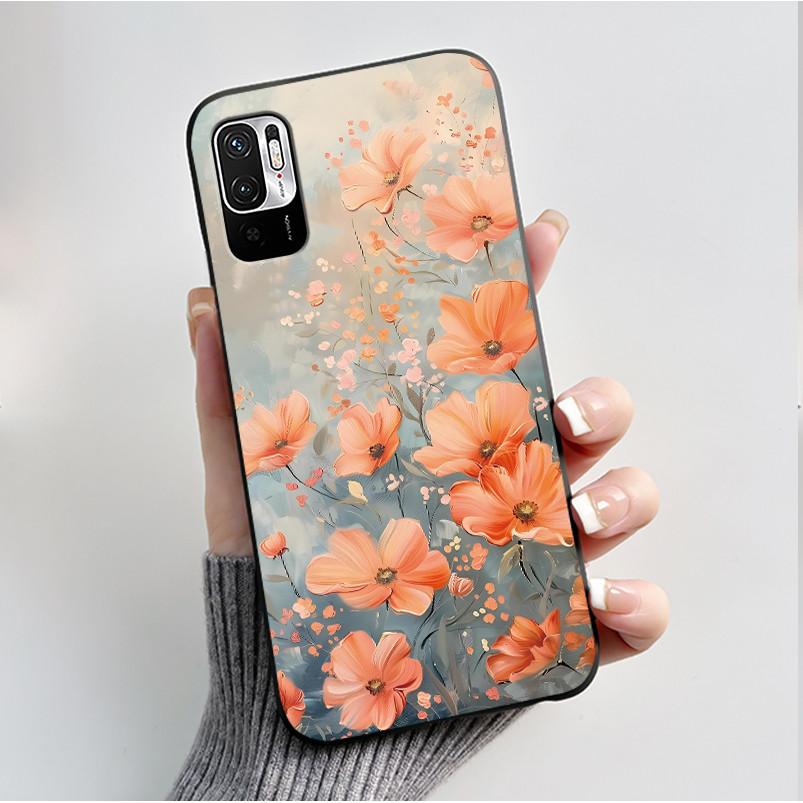 Luxury Fashion Butterfly Flower Case For Redmi Note 10 10T JE Phone Case For Xiaomi Redmi Note10T JE Soft Silicone Cover Casing