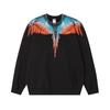 Felpa da uomo oversize con cappuccio con stampa Ala Fantasma Design Serpente Fulmine Abbigliamento Casual