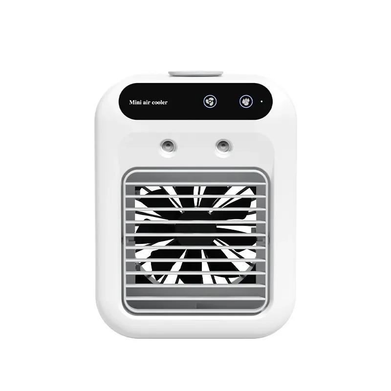 Mini 3-in-1 Klimaanlage Ventilator Tragbarer Verdunstungskühler Luftbefeuchter Leises Kühlgerät für Zuhause Büro Schlafzimmer