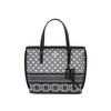 Daks Navy Dd Logo Leather Tote Bag Dcba6e801n2