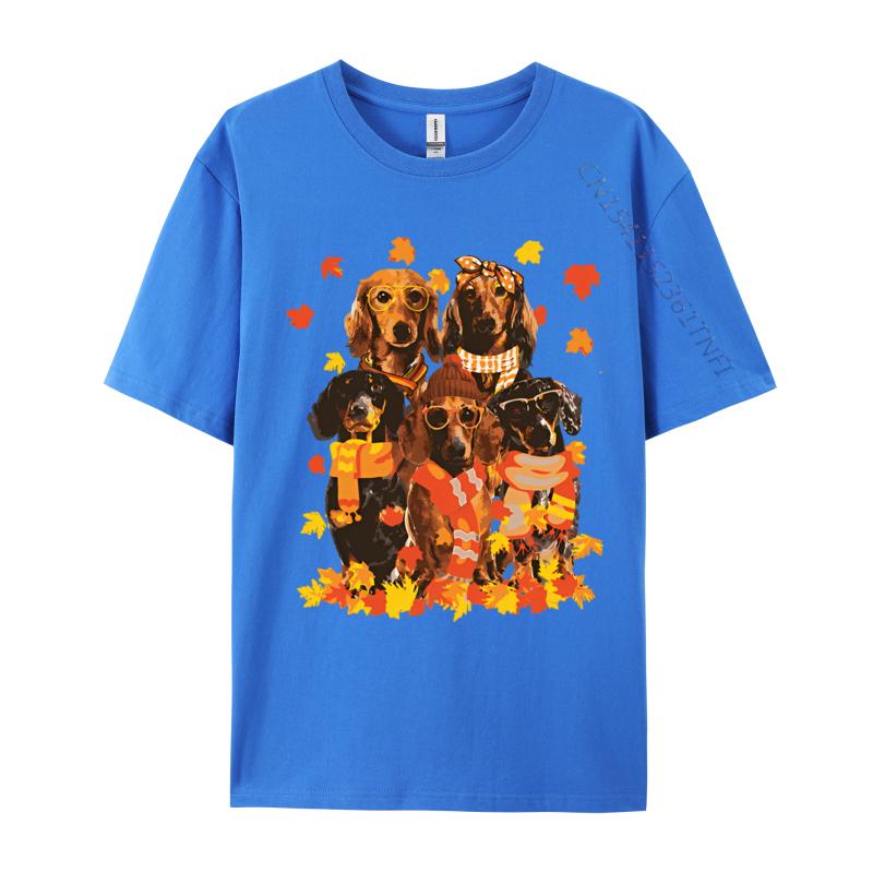 Dachshund Dog Halloween Thanksgiving Tshirt Male Brand New England Style Tops Tees Cotton T Shirt Mens Clothing Plus Size