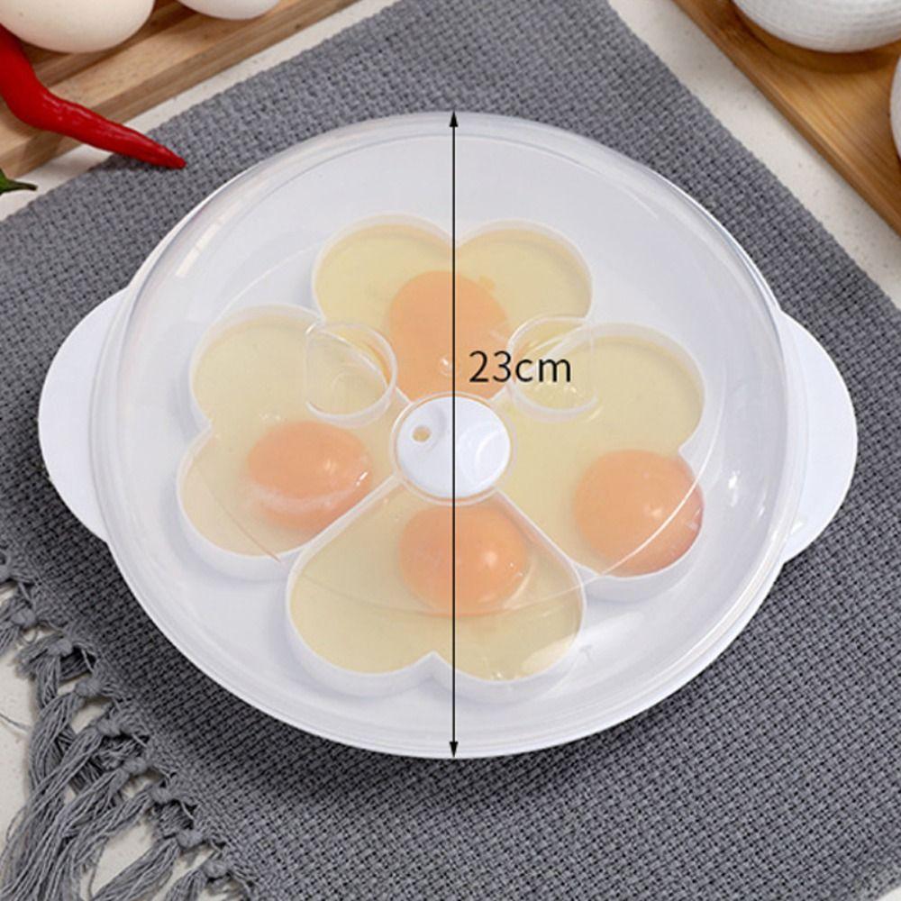 Kitchen Cooking Mold Microwave Egg Cooker Food Grades Plastic Egg Fryer Breakfast Preparation