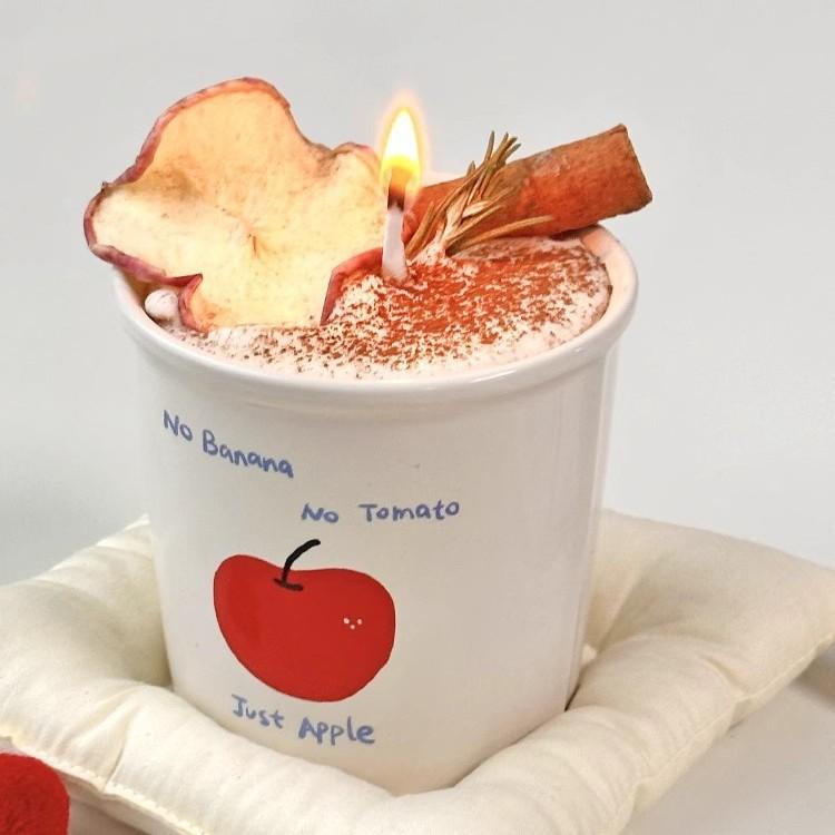 Scented Candles Baked Apple Latte Coffee Modeling Bedside Bedroom Atmosphere Ornament