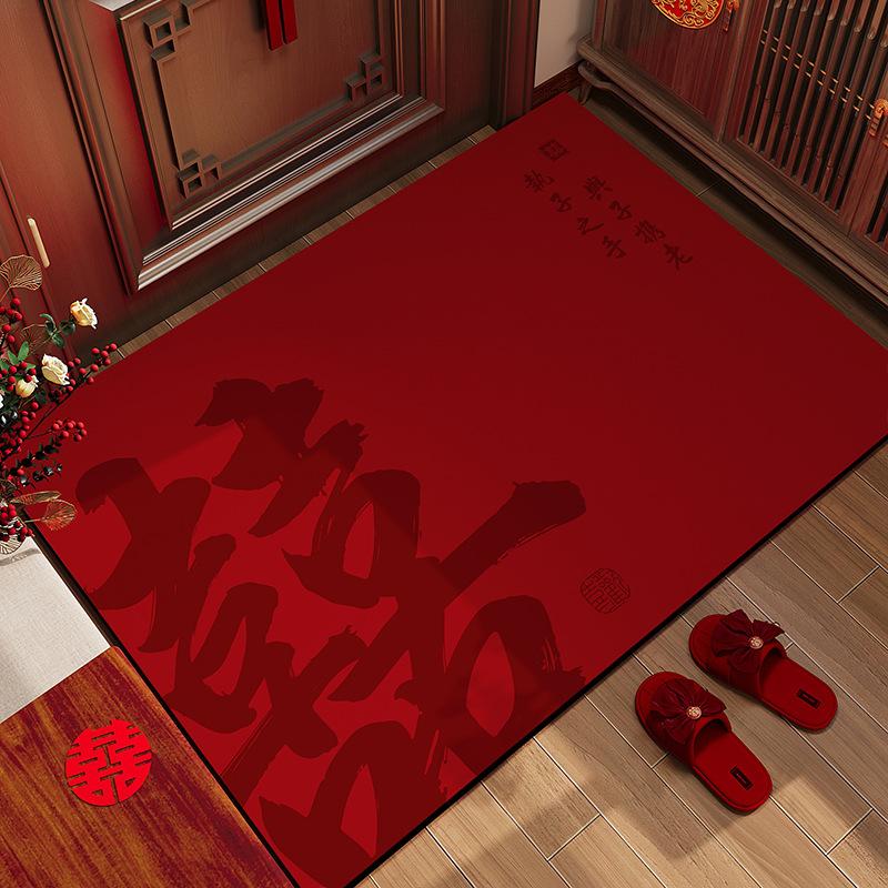 

Wedding New Chinese-Style Door Floor Mat, Water-Absorbing And Washable Foot Mat, Anti-Skid And Easy To Take Care Of In The Entrance, Diatom Mud 40 * 60Cm (3.5mm thickened diatom mud)