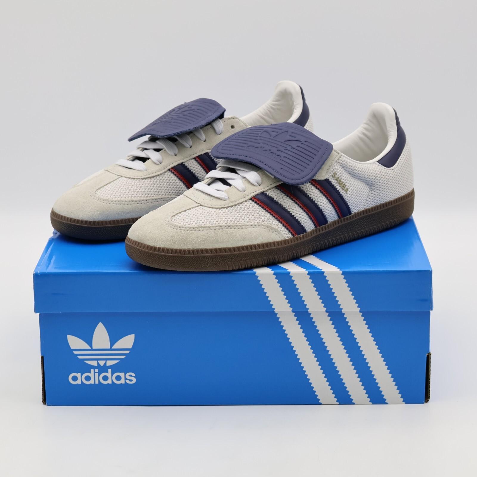 IE9169 adidas Originals Samba LT Crystal White Dark Blue Gum (Men s) 7.5
