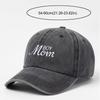 Washed Cotton Boy Mom Embroidery Caps Vintage Baseball Cap Fashion Sport Visors Cap  Gifts