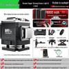 High-Precision 16-Line Green Laser Level for Walls and Floors with Automatic Self-Leveling and Infrared Technology.