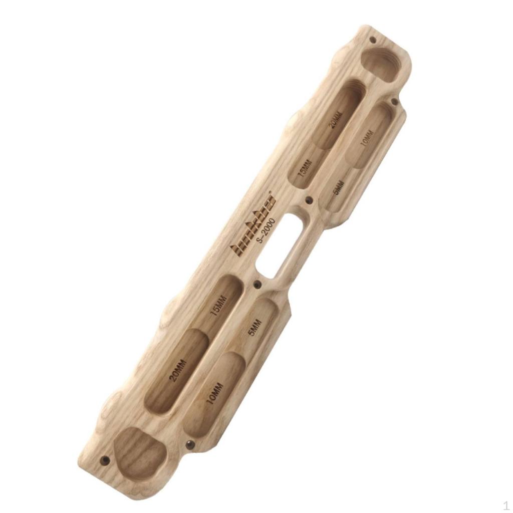 Fingerboards Climbing Wood Wooden Finger Training Board Portable for