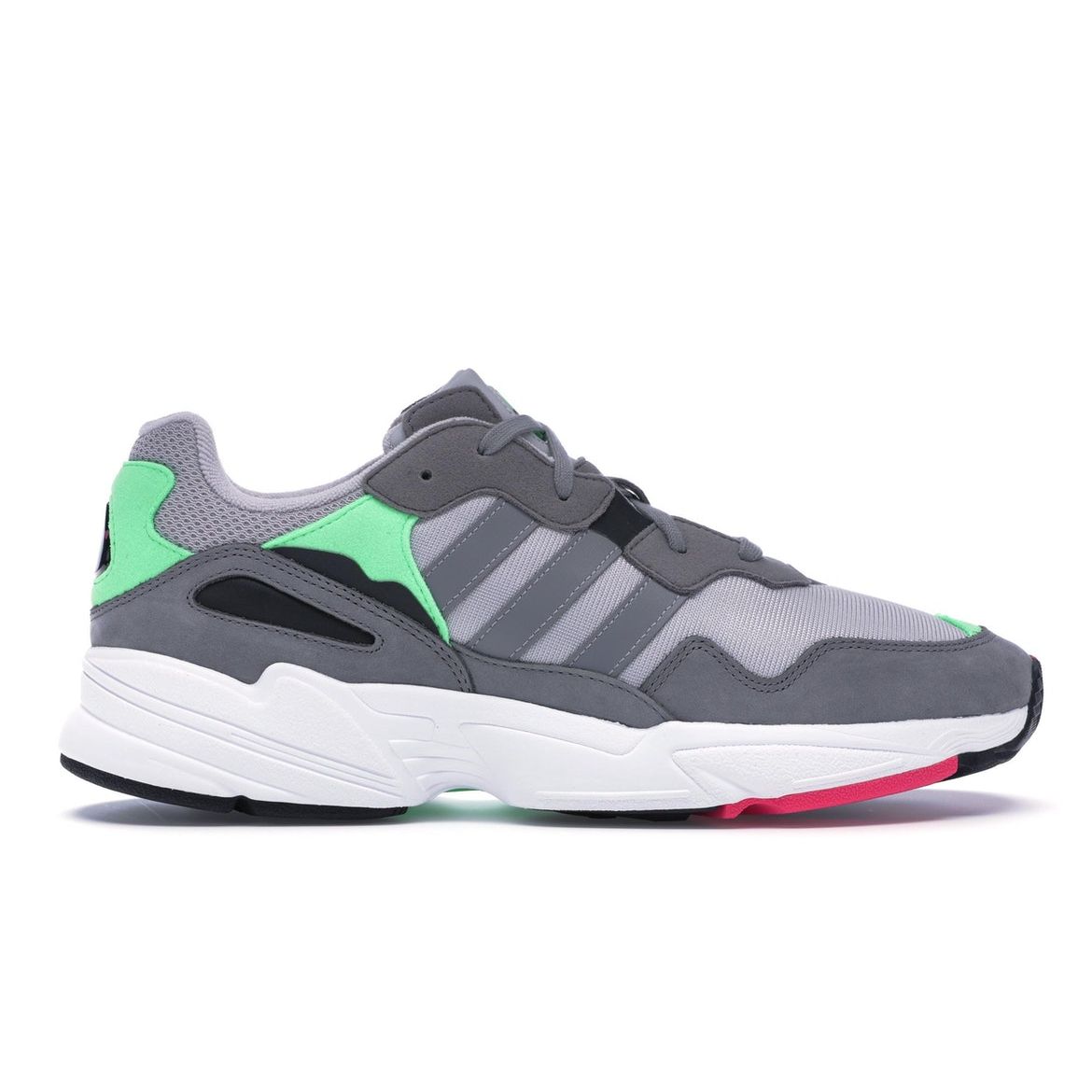 

Adidas Yung-96 Grey Shock Pink Мужские кроссовки Greytwo Grey-Three F35020