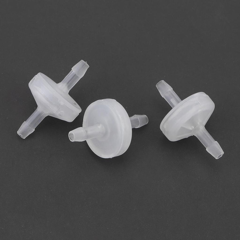 10 Pieces 1/8 Inch (3mm) Plastic Hose Reed Check Valve, Vacuum Aquarium Pump Air Check Valve, One-way Hose Reed Check Valve