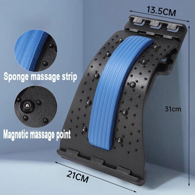 

Массажер для спины Растяжка Поясничная поддержка Релаксация Облегчение боли в позвоночнике Вертебральный релаксатор Растягивает нижний отдел Тракция Корректирует талию Random color