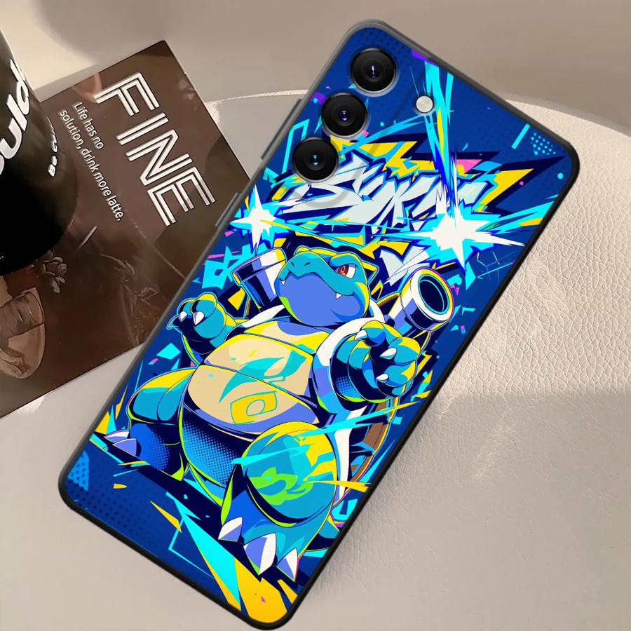 Comic Pokemon Art Case for Samsung Galaxy A16 A40 A04 A17 A50 A05 A06 A70 A15 A13 A20 A12 Funda Phone Cover
