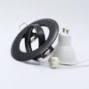 5 PCS Black Fitting Round Ceiling Light GU10 MR16 Fixture Recessed LED Spotlight with MR16 Lamp Holder for Indoor Lighting