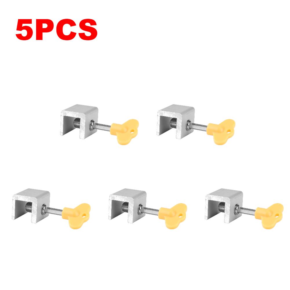 1-10Pcs Window Lock Security Lock Limit Sliding Door Windows Restrictor Child Safety Anti-theft Door Stopper Home Improvement