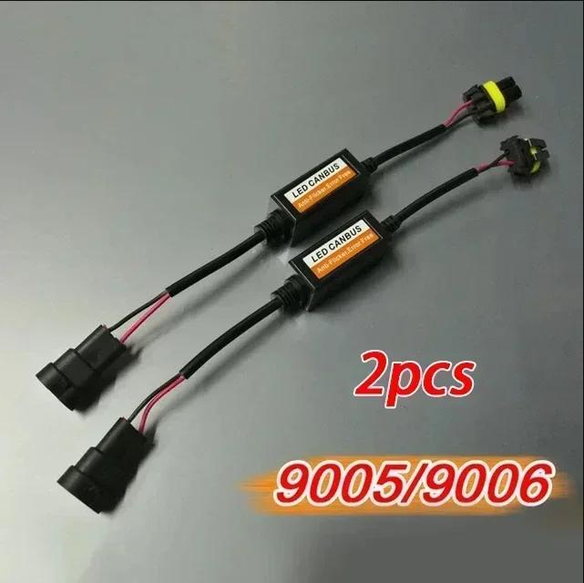 1-4pcs LED Canbus Decoder Adapter For H1 H4 H7 H11 9005 9006 9012 Anti-Flicker Harness Bulbs Resistor Warning Error Canceller