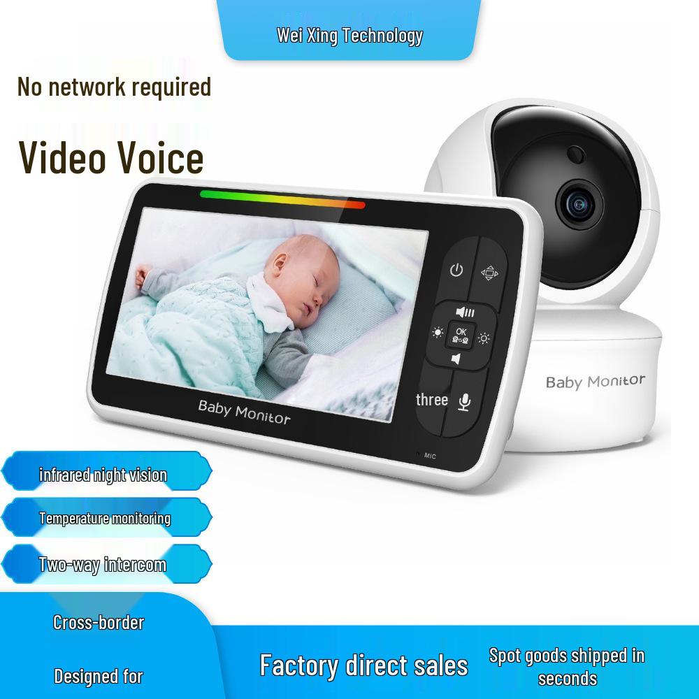 

Wireless HD Baby Monitor with Night Vision for Infant Care SM43A