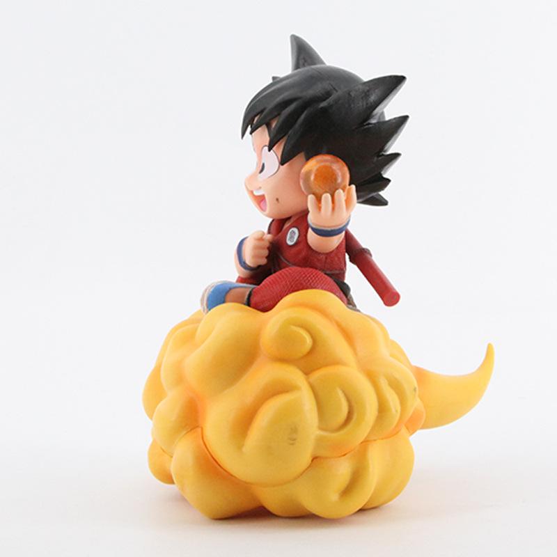 Anime Dragon Ball Son Goku Figure Somersault Cloud Model Doll Dragon Ball Car Toy Action Figure PVC Sitting Position